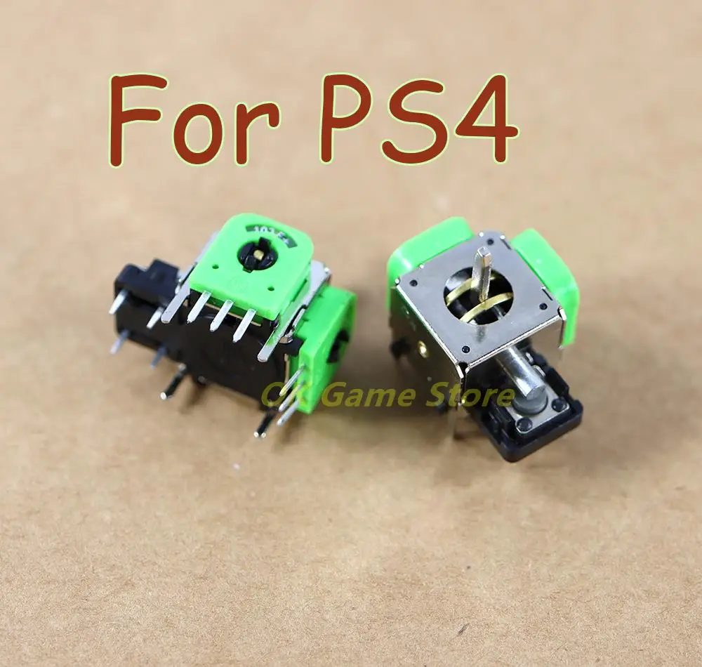 2pcs Replacement Green Orange Joystick For PS4 Slim Pro 3D Joystick Analog Stick Sensor For Playstation 4 Controller