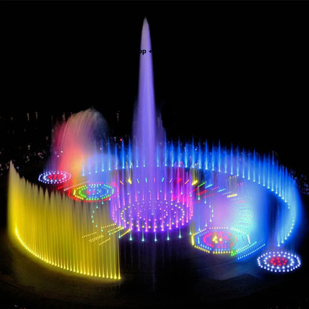 Hot Popular Compact Small Stainless Steel Dancing Water Jet Garden Villa Pool Musical Fountain