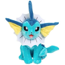Niedliche Takara Tomy Pokemon Vaporeon Plüsch puppe Stofftiere Kawaii Weihnachts geschenk für Kinder Kinder 26cm