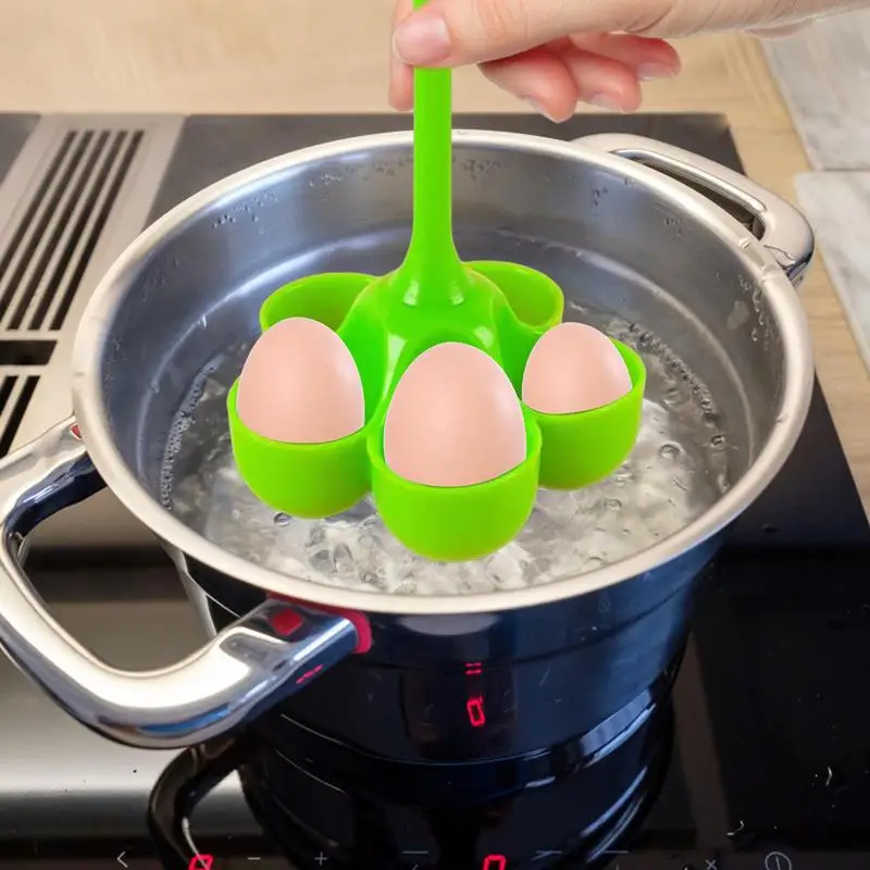 Egg Boiler Steamer Rack Boil Cooker Holder Boiled Eggs For Kitchen Cooking Tool Storage Boiling Organizers Gadgets Accessories