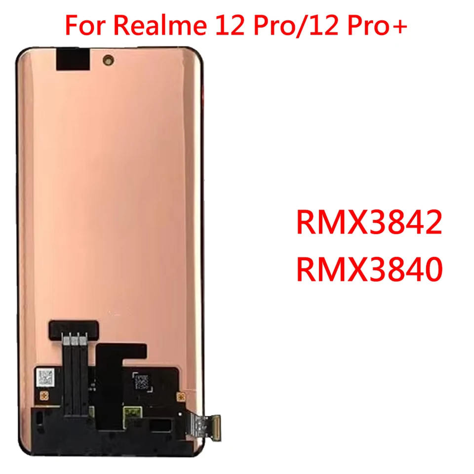 Amoled For Realme 12 Pro Plus RMX3840 LCD Screen Display Digitizer