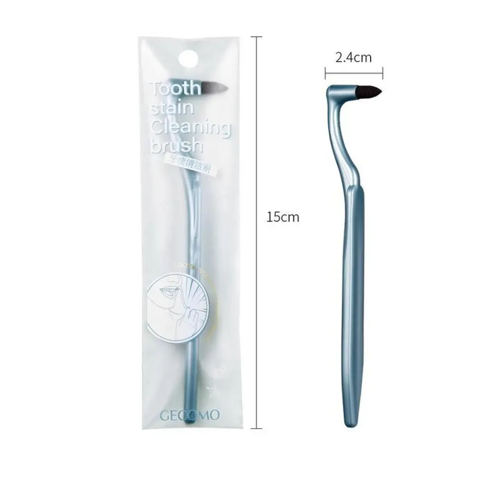 1/3/5PCS New L-shaped Tooth Stain Cleaning Brush Manual Hard Bristle Toothbrush Tartar Remover for Clean Gums Mouth