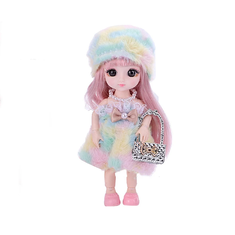 

Новая мода 16 см BJD кукла бутик принцесса нарядная игрушка для девочек многошарнирная съемная красивая кукла для макияжа детский подарок на день рождения