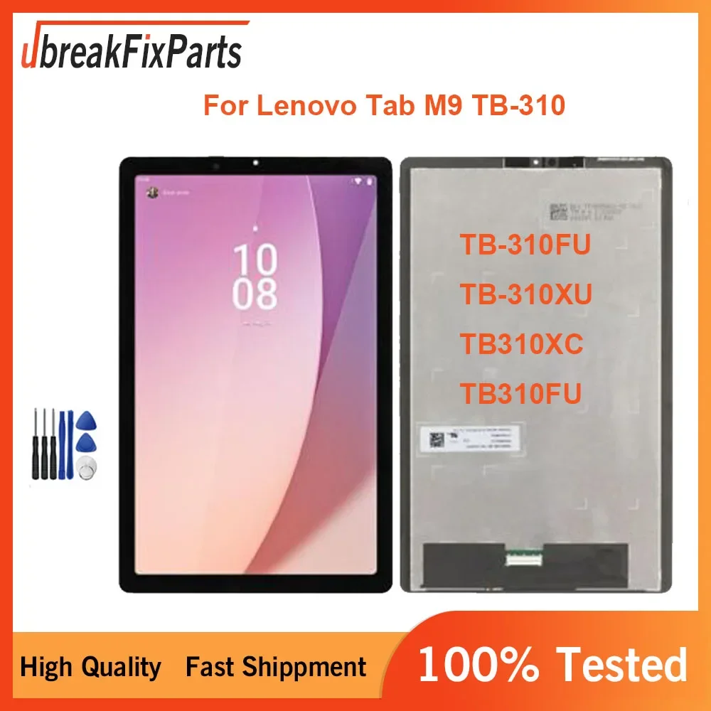 Écran LCD Lenovo MIIX 310-10ICR – Noir, Neuf, Assemblé (original)
