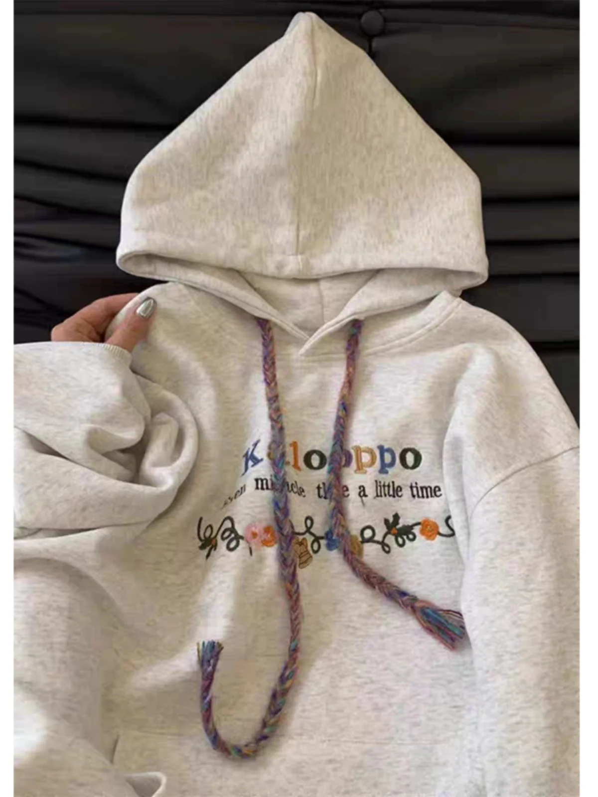 

Men's Oversized Hoodie Sweatirt Vintage American Design Loose Slimming Retro Jaet Autumn Season Streetwear Trendy Logo Print