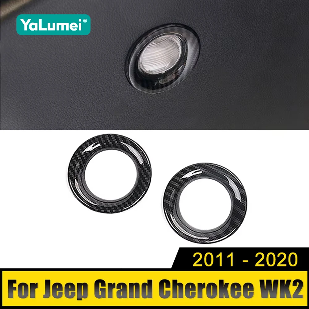 

For Jeep Grand Cherokee WK2 2011 2012 2013 2014 2015 2016 2017 2018 2019 2020 Car Bright Tailgate Reading Light Lamp Frame Trims