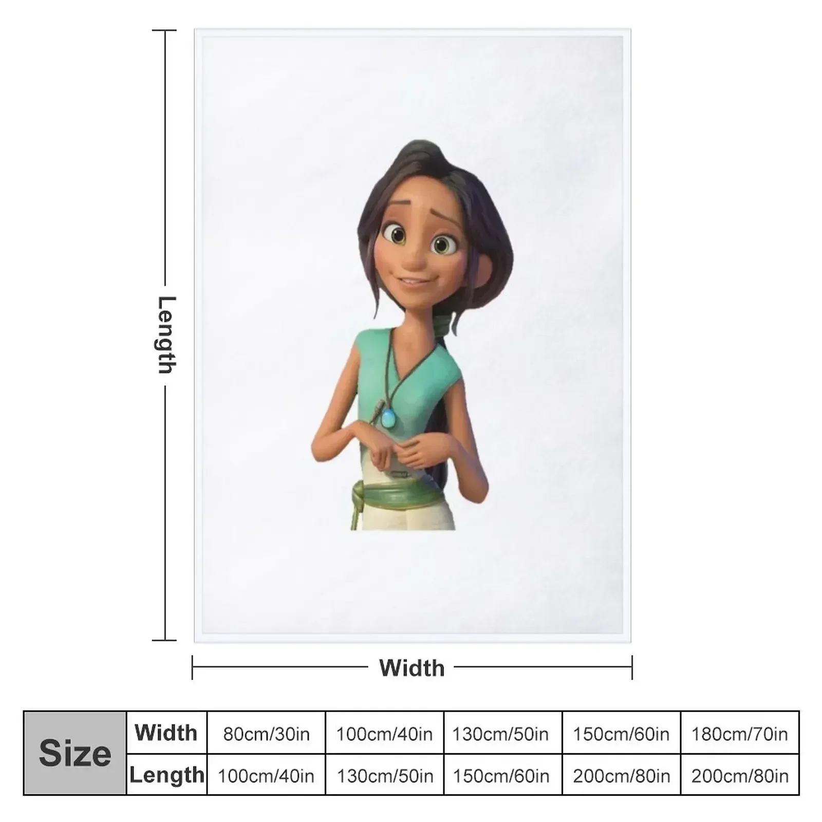 Dawn Betterman - The Croods A New Age Throw Blanket Furry Hairy Hair anime Summer Personalized Gift Blankets
