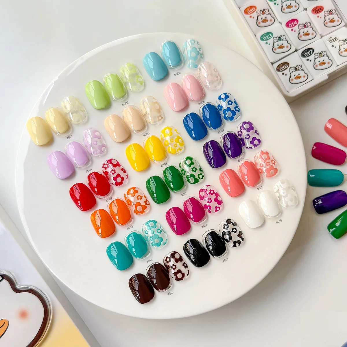 18-Farben Solid Cream Nail Art Gel Set Semi Permanent Colorful Soak Off UV/LED Polish Gel Pat Painting Gel Nagellack Maniküre