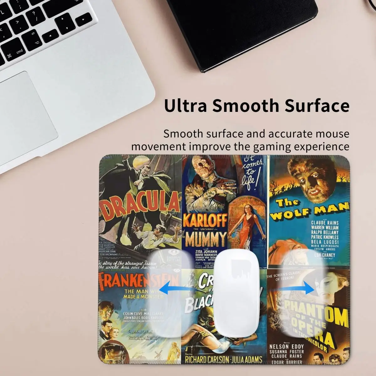 

Универсальный коврик для мыши Monsters, коврик для компьютерной клавиатуры, коврик для мыши, игровой коврик для ноутбука, офисные аксессуары, настольные коврики