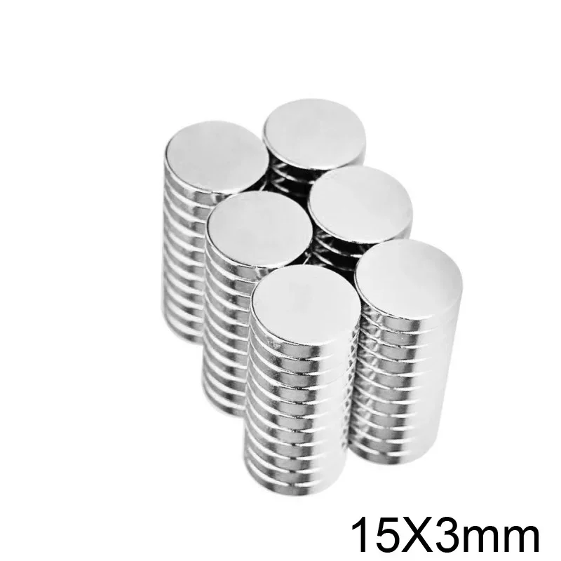 15x3 Search Minor Magnet Dia 15*3mm Bulk Small Round Magnetic 15x3mm Neodymium Disc Magnets 15*3