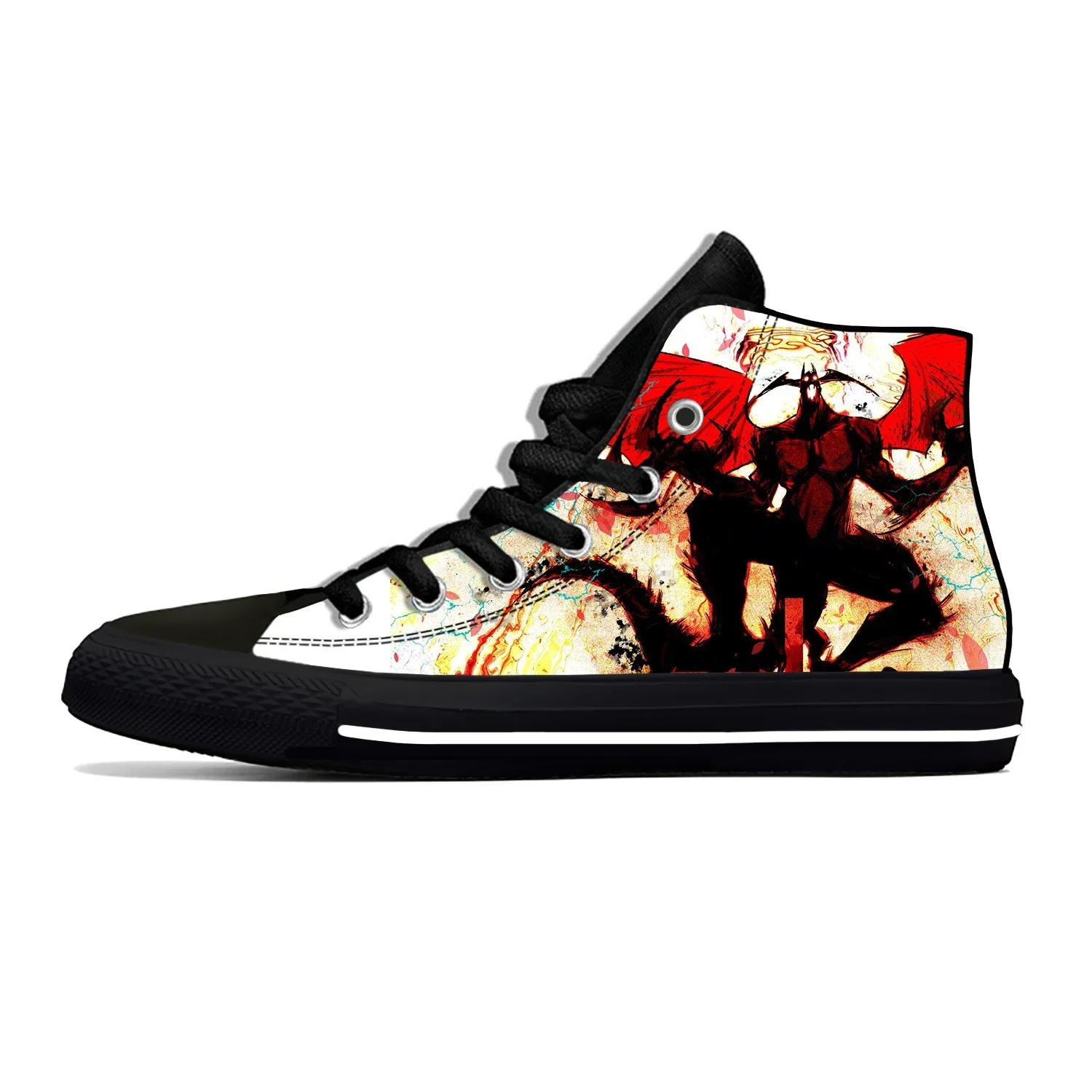 

Anime Manga Cartoon Debiruman Devilman Crybaby Casual Cloth Shoes High Top Lightweight Breathable 3D Print Men Women Sneakers