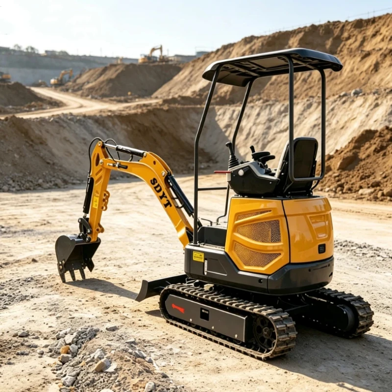 Compact Crawler Mini Excavator CE EPA Certified Customized Bucket Sizes Small Hydraulic Digger for Farm Digging Landscaping Work