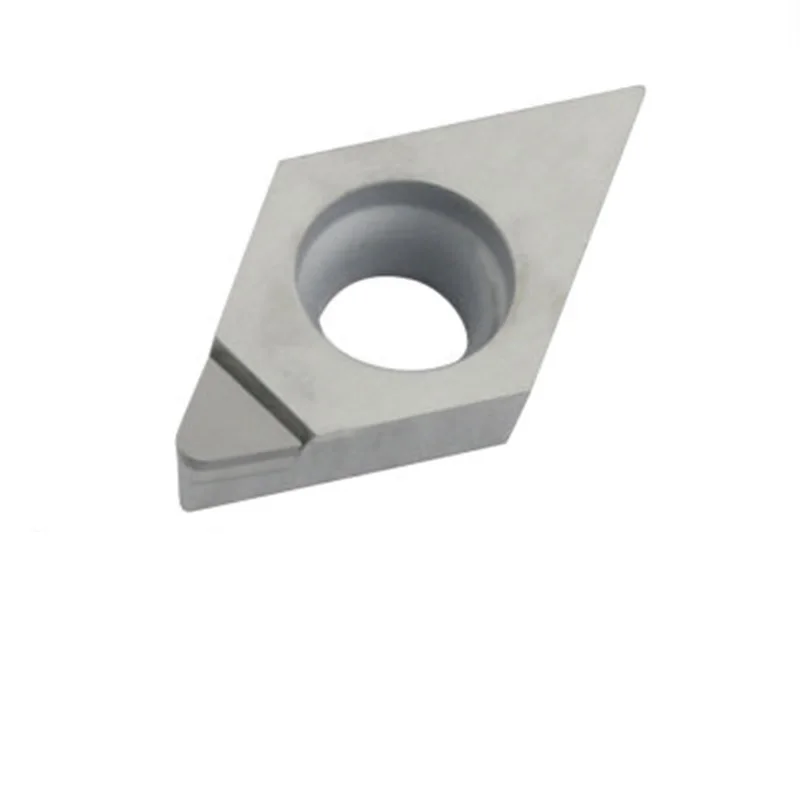 Inserti diamantati DCGT070204 DCMT070202 DCMT11T304 DCGT070204 DCGT11T304 per tornio in alluminio utensile da taglio per tornio PCD CBN