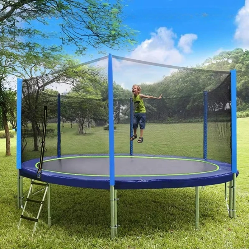 Multiple Size Large Jumping Trampoline Commercial Grade Build For Outdoor Sports And Recreational Activities