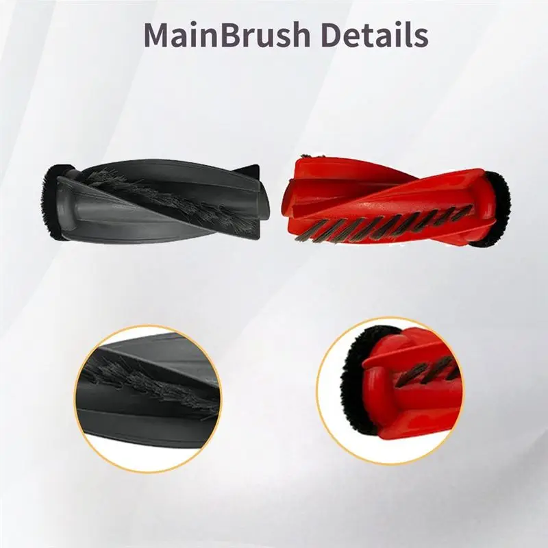 A84E-For Roborock Qrevo Curv,Qrevo Edge Robot Vacuum Accessories Main Side Brush Hepa Filter Mop Cloth Dust Bags
