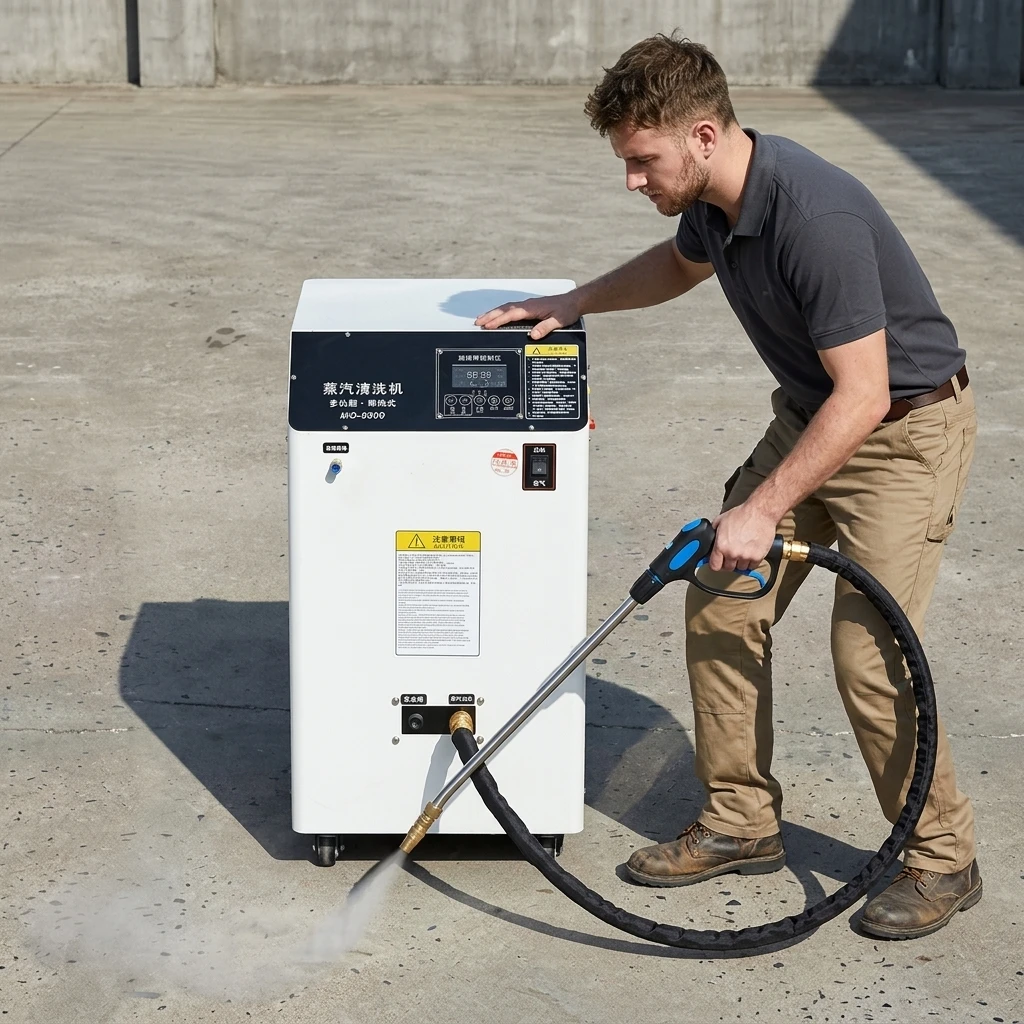 24KW 25Bar High Power Steam Pressure Washer 180 For Heavy-Duty Cleaning New Car Wash Shop Use Cleaning