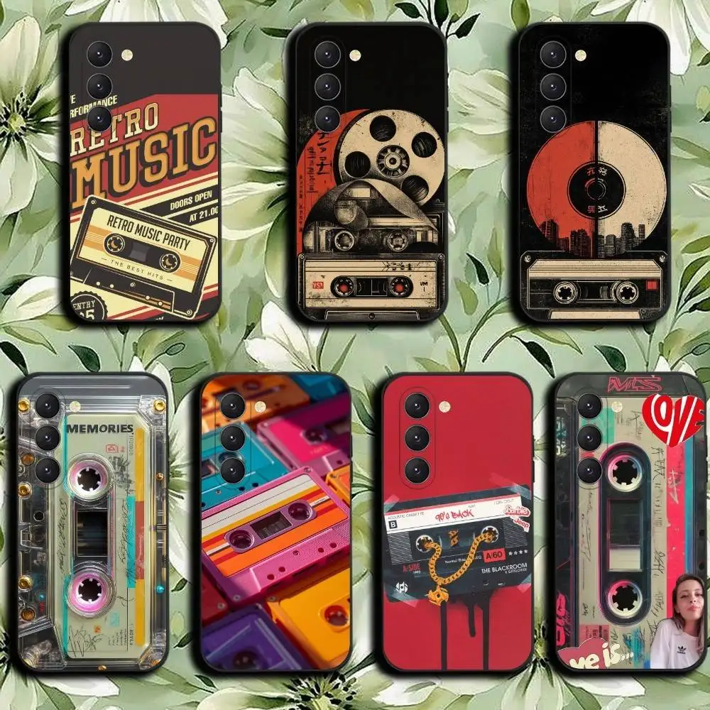 

Vintage Cassette Tape Retro Phone Case For Samsung Galaxy A52 A42 A32 A22 A12 A02S A72 A73 A51 A41 A31 A21S A71 A40 A30S A20S