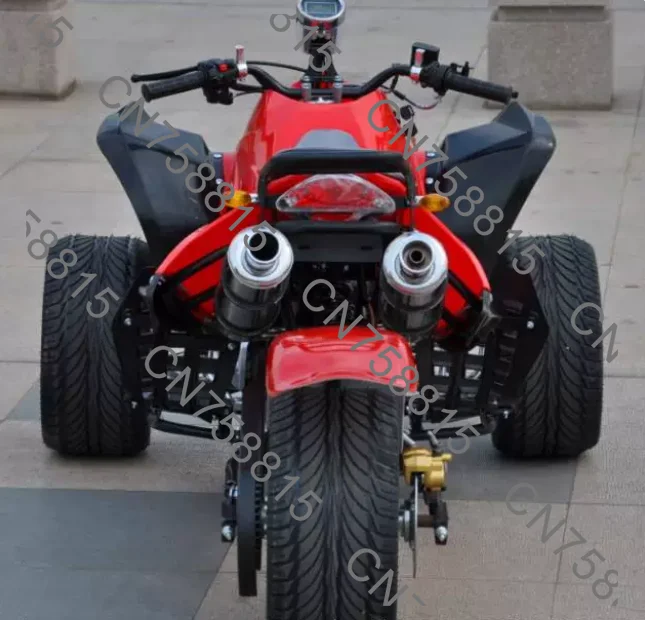 ATV - Off-Road Dunes Buggy for Beach & Track，Tadpole Trike Motorcycle Water-Cooled Automatic Sand , Sports All-Terrain Vehicle