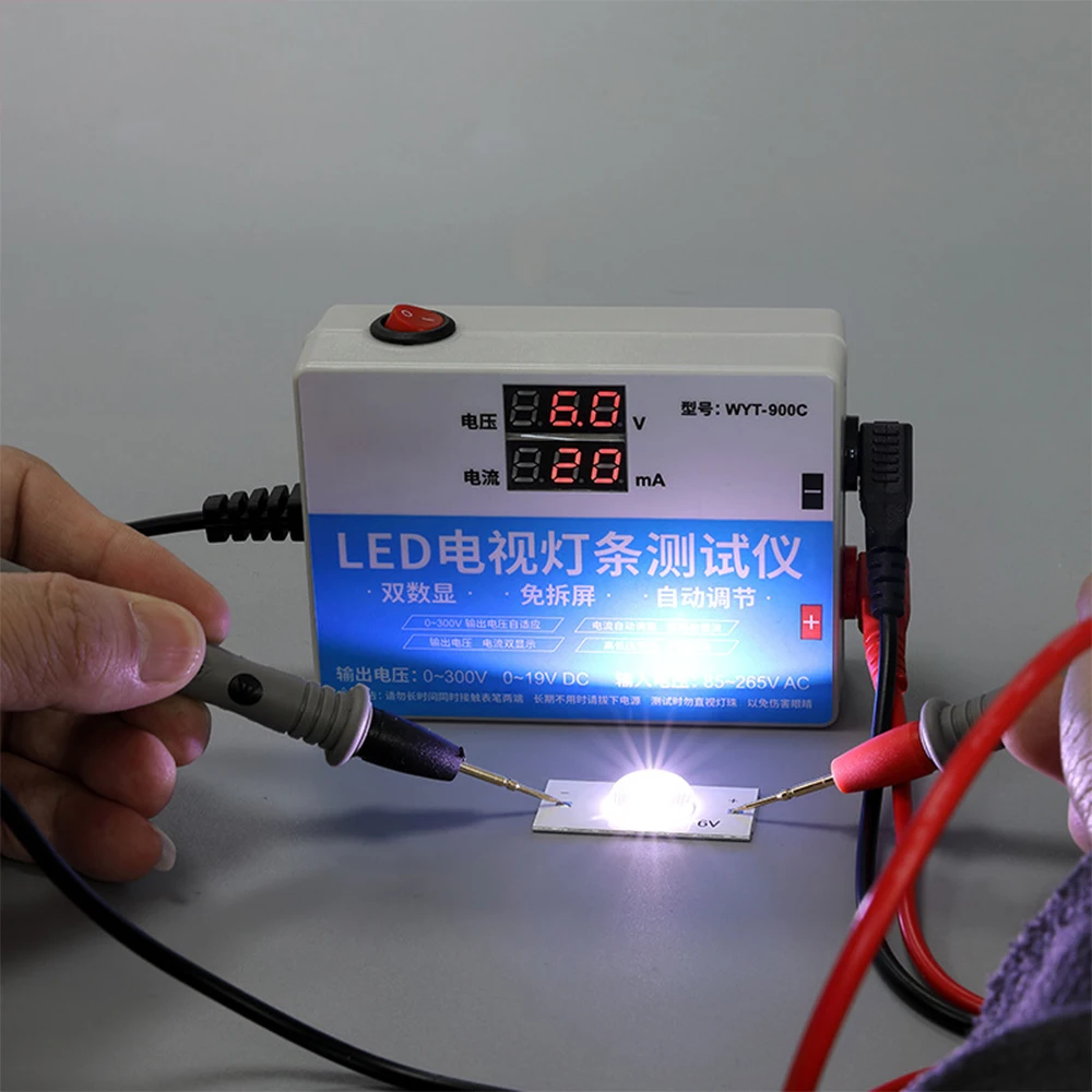 AC85-265V Lcd Tv Backlight Reparatie Tool, Geen Scherm Verwijderen Led Strip Tester Met Stroom En Spanning Display