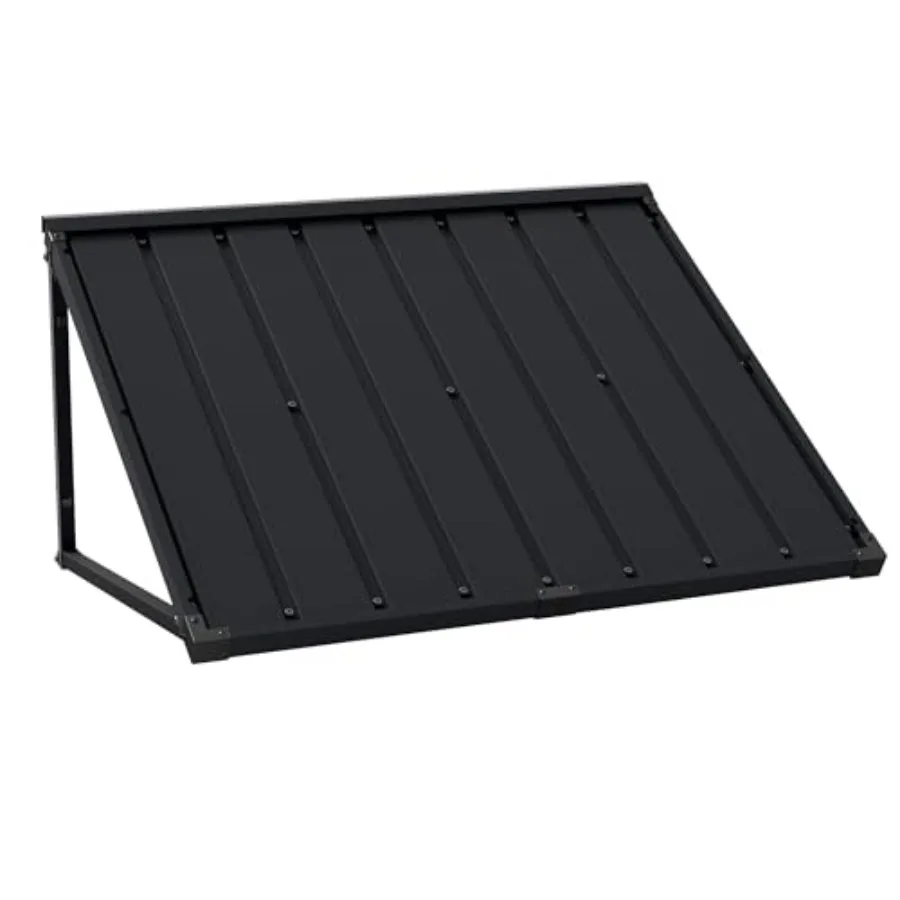 Domi Metal Awnings for Outside, 40''x36''Door Awning, Metal Window Awnings with Powder-Coated Frame, Awnings for Patio, Front E