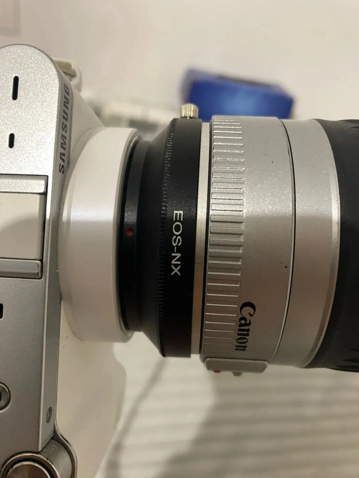 For Canon EOS EF Lens to NX Mount Camera Lens Adapter Ring for Samsung NX1 NX10 NX30 NX100 NX300 NX500 NX1000 NX2000 NX3000