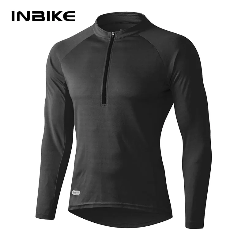 INBIKE Long Sleeve Cycling Clothes Men's Spring Summer Autumn Quick-drying Top Professional Tight Road Mountain Bike Clothing