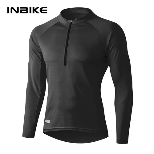 INBIKE-ropa de ciclismo de manga larga para hombre, Top de secado rápido, ropa profesional ajustada para bicicleta de montaña y carretera, primavera, verano y otoño