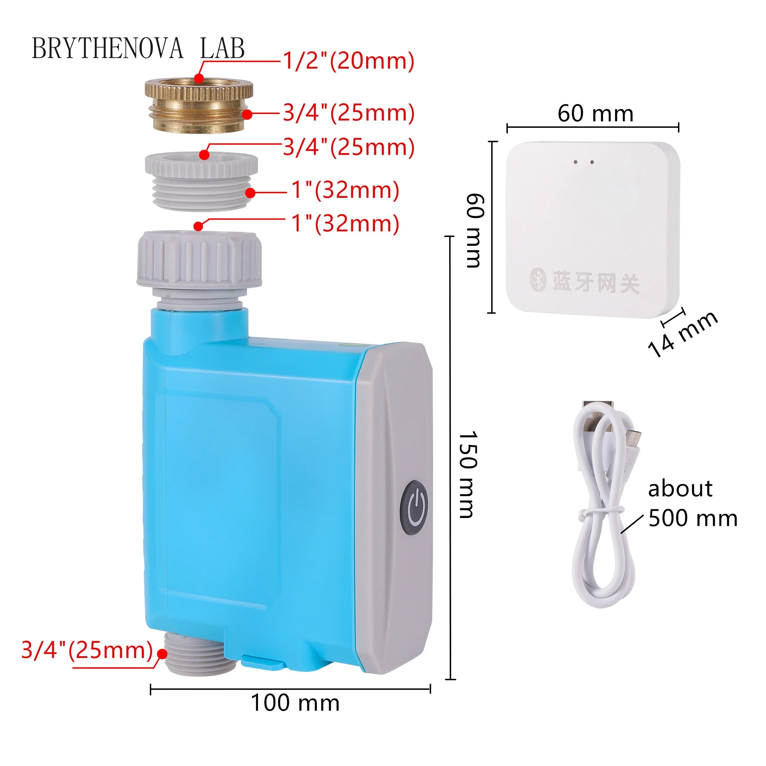 Bluetooth Smart Phone Remote Control Irrigation Water Timer Garden Wifi Connect Gateway Electronic Automatic Watering Controller