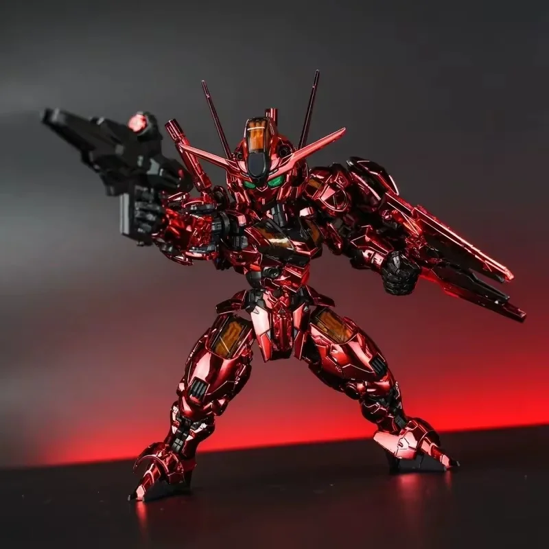Nuevo Supa Mgsd Gunpla, Kit de Modelo para Armar, Color Rojo Chino, con Efecto de Halo, Figura de Acción Coleccionable