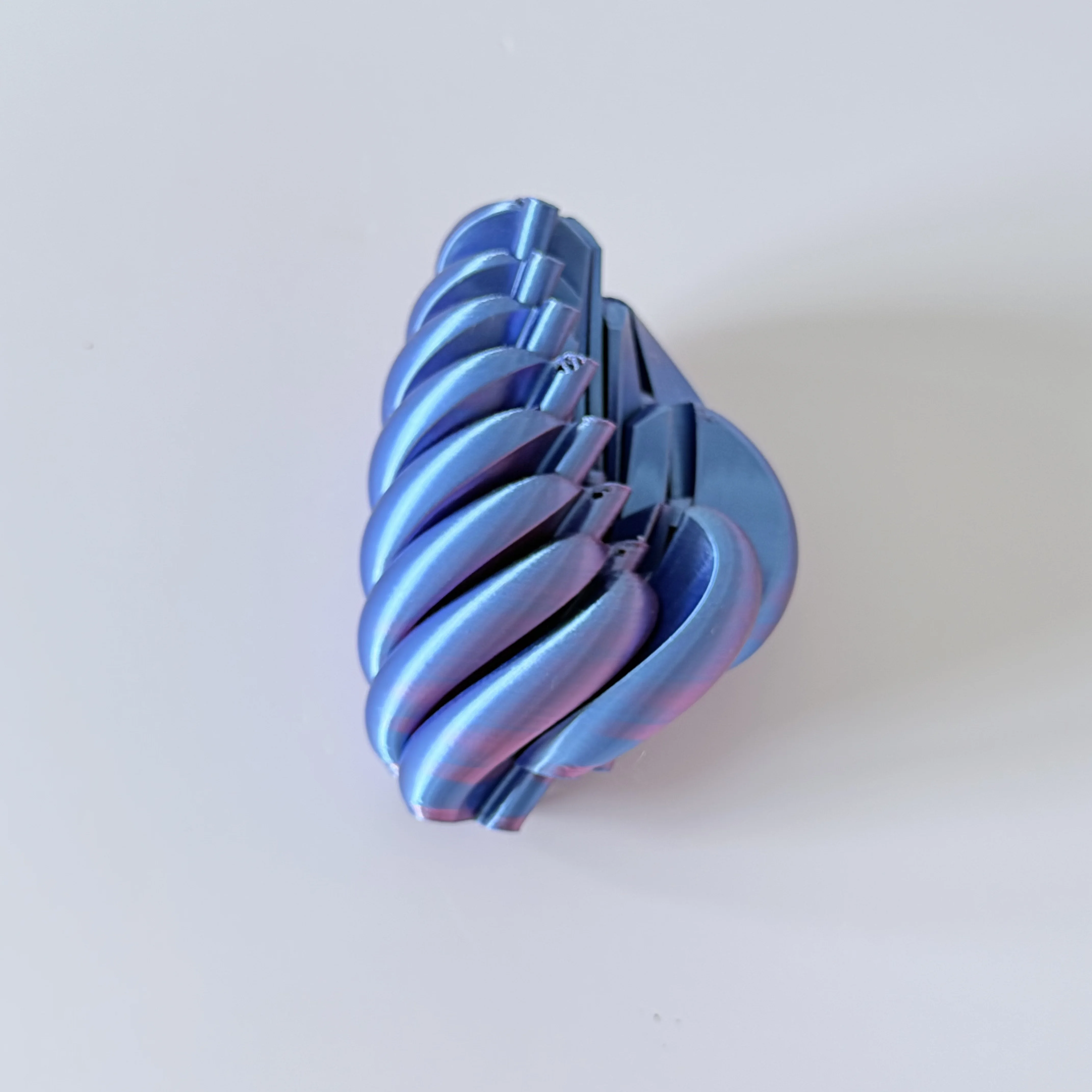 3D Printed Deformable Pumpkin Fidget Ornament, Twistable Transform Stress Relief Toy, Halloween Desktop Decor