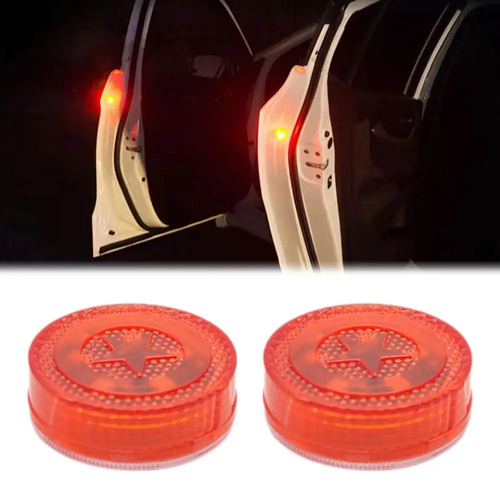 

Предупреждающая лампа безопасности для открытия двери автомобиля, универсальная светодиодная сигнальная лампа для предотвращения столкновений, сигнализация для парковки, предотвращающая столкновения K3U8