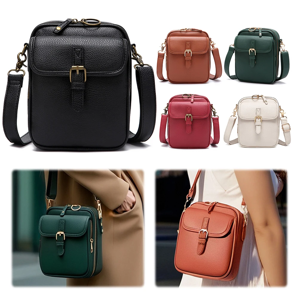 

Compact Crossbody Bag Made of PU for Easy Storage of Smartwatch USB Cables and LED Strip Lights
