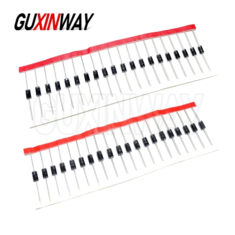 20pcs UF4004 UF4005 UF4007 UF5402 UF5404 UF5408 DO-41 Recovery diode