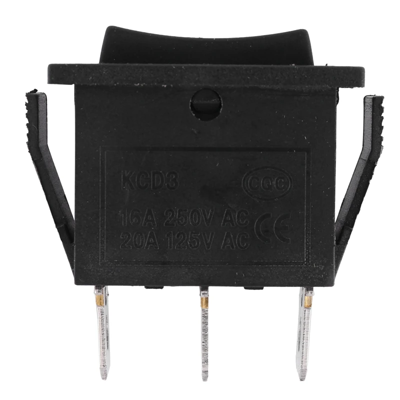 مفتاح هزاز مع 3 وضع المفاجئة ، SPDT ، على إيقاف التشغيل ، 3 دبوس ، AC15A ، av V ، 20A ، ~ V