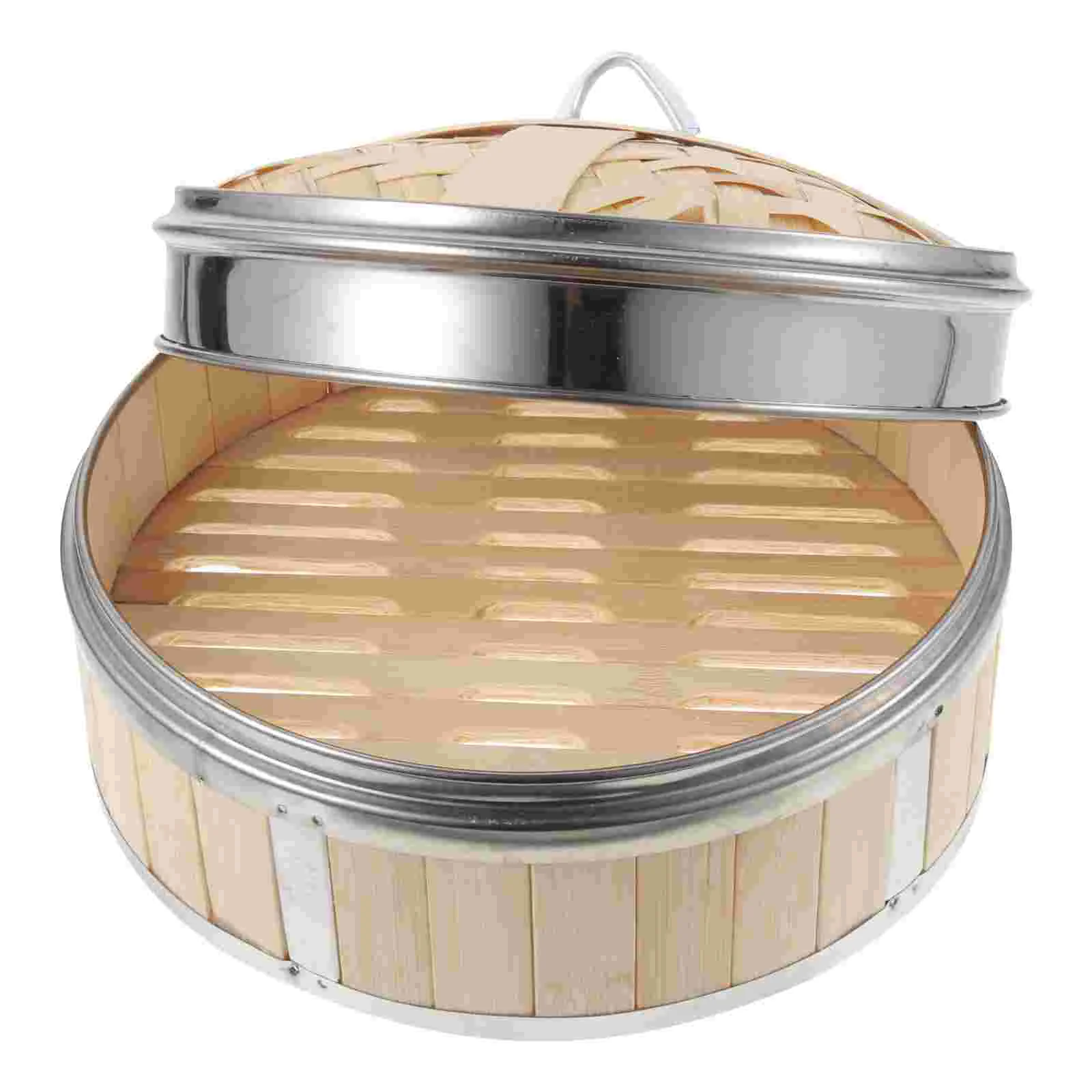 

Tamales Bamboo Steamer Practical Snack Basket Stainless Steel Kitchen Supplies Pot to Make Rice