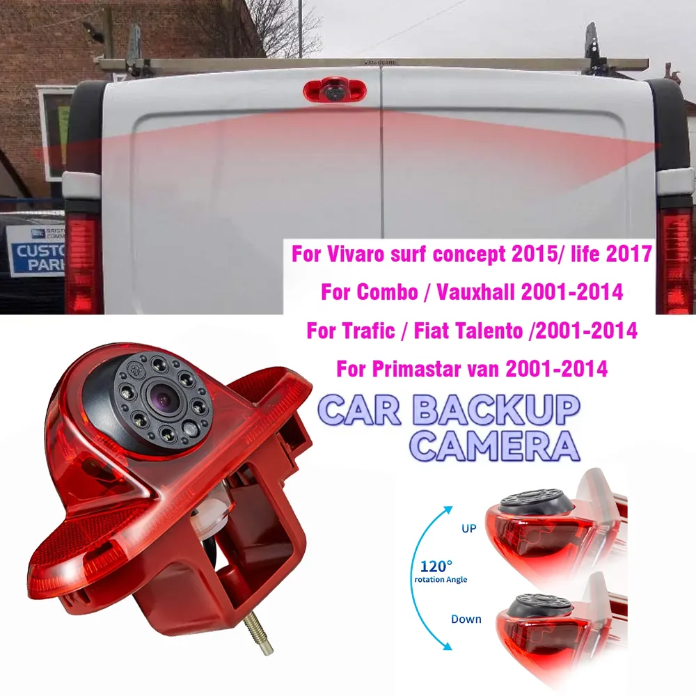 Error-Free Backup Camera for Renault Traffic 2001-2014, for Vauxhall Vivaro 2001-2014,for Combo 2001-2011 - Car Rear View Camera
