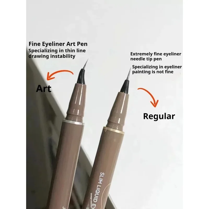 

EOEKKY Super Fine Eyeliner Fine Brushwork Stain Free Waterproof Anti Shake Long lasting Fast Drying Slim And Enlarged Eyes