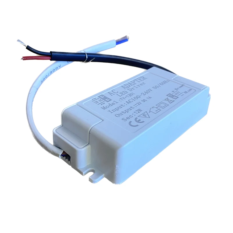 

AC110V/220V LED Driver DC12V 1A 12W Adapter Power Supply Control Lighting Transformers For LED Light Strip 5050 5630 2835