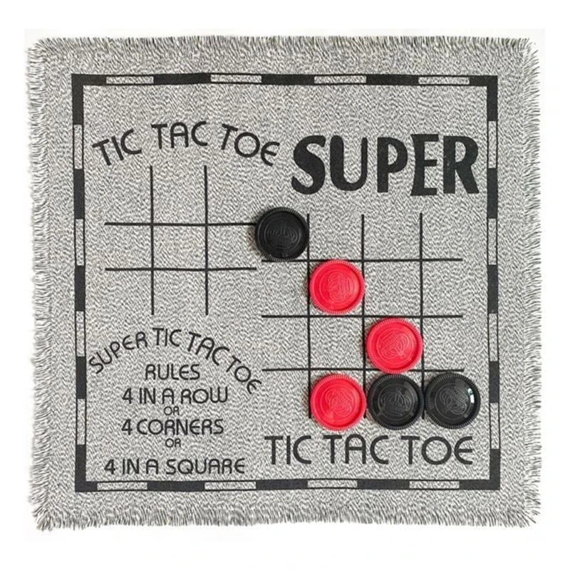 

Lightweight 3 in 1 Checkers Set Home Jumbos Indoor and Outdoor Board Game Large Checkers Game for Kids and Adults