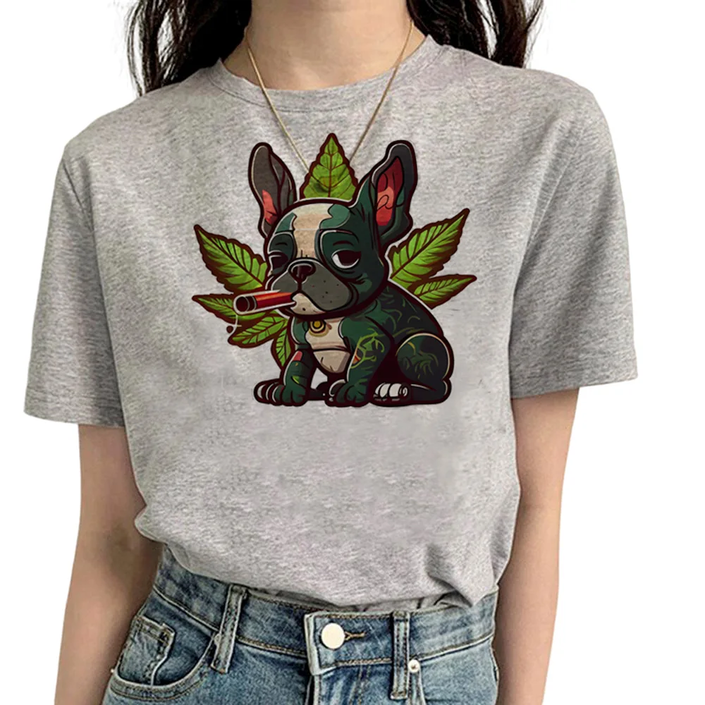 

French Bulldog Tee women graphic tshirt female Japanese clothes