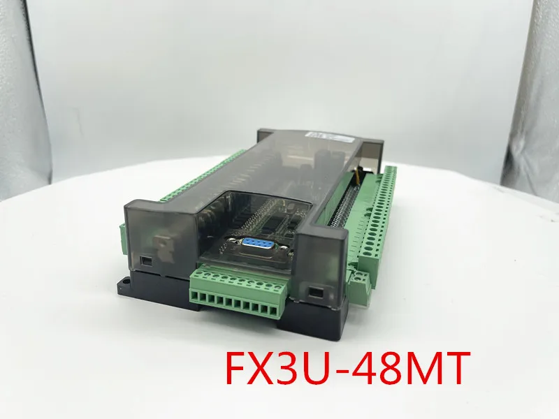 High speed FX3U-48MR/48MT 24 input 24 output 6 analog input 2 analog output industrial control board with RTU CAN communication