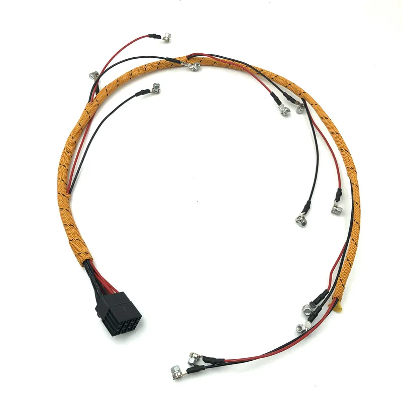 153-8920 305-4893 322C 325C 320D 321D 323D Cablaggio iniettore carburante escavatore per motore Caterpillar C6.4 C7 3126 3126B C-7