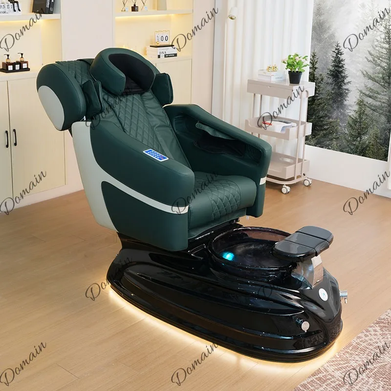 Electric Massage Chair Foot Bath Sofa Pedicure Chair Manicure Tattoo Salon Spa Foot Soaking Chair