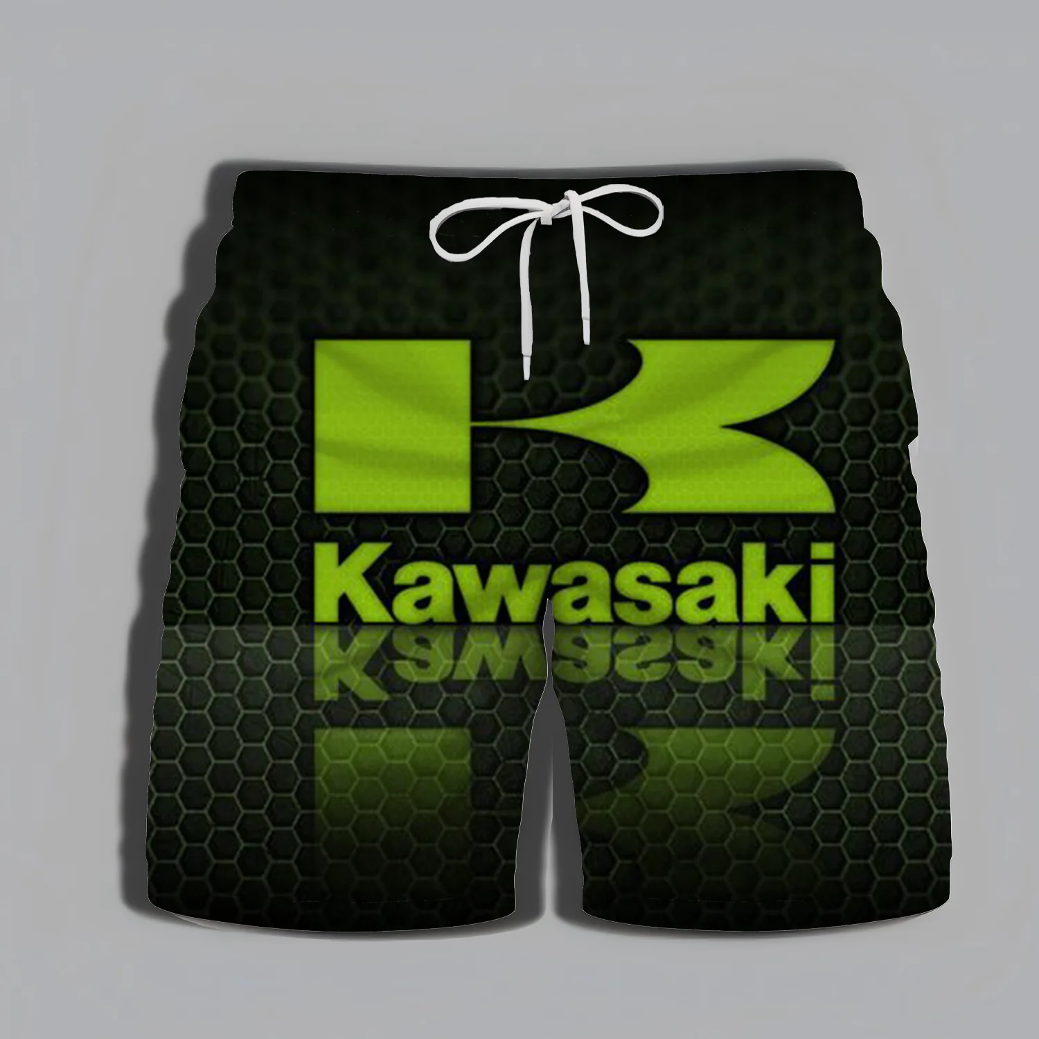 Kawasaki Motorcycle Men's Clothing Summer Beach Adventure Male Shorts Gym Printing Swim Extreme Sports Bathing Suit Man Swimsuit