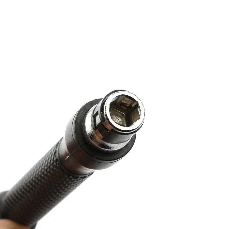 Image 6: Embout de tournevis hexagonal 1/4 de type L 90 °   clé à double extrémité noire 6,35 mm