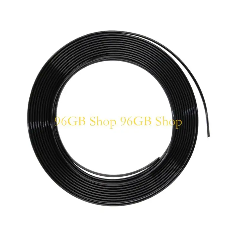 96GB Protective U Shaped Moulding Trim Plated PVC Strips 12M Car Door Guard Automotive Decoration