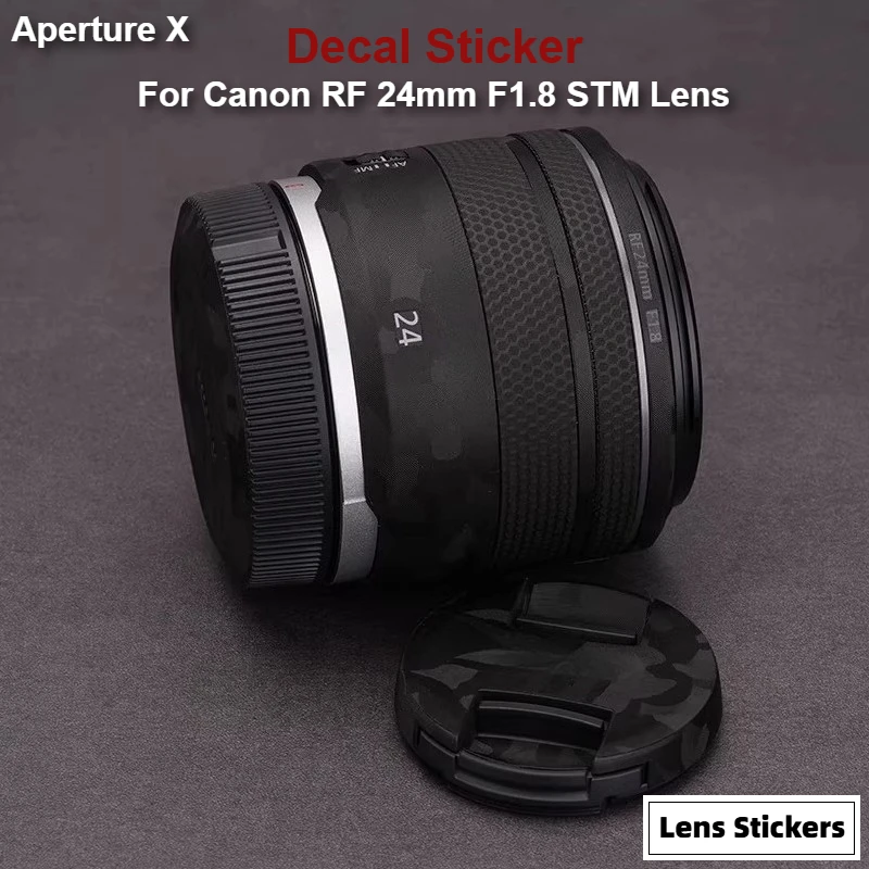 Vinilo Adhesivo Protector para Lente Canon RF 24 1.8, Skin para el Cuerpo de la Lente, Sticker Protector RF24 RF24MM RF 24mm F1.8 STM RF24mmF1.8