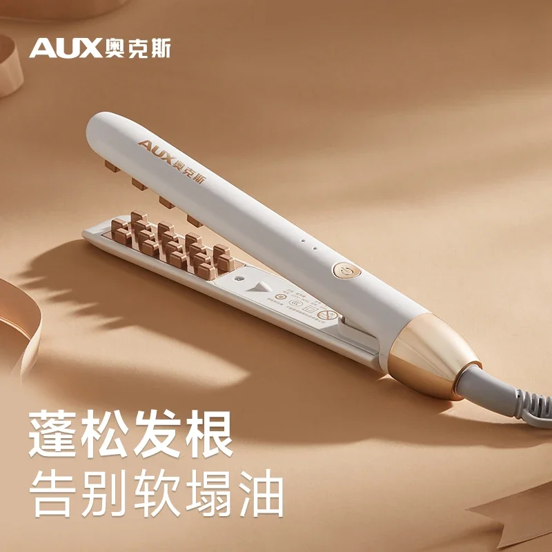 220V Corn Straightening Iron Comb Hair Root Volumizer Hairdressing Styling Tool with Styling Clamp