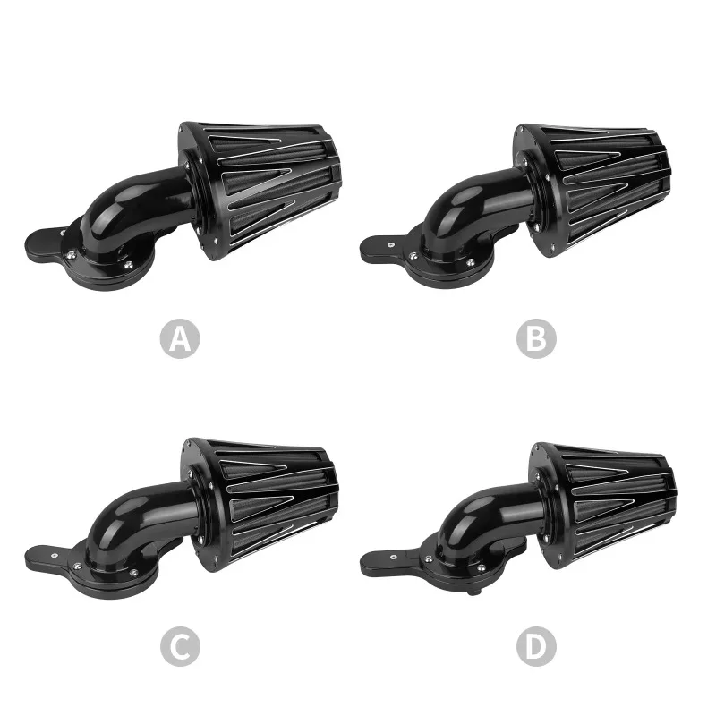 Motorcycle Black Air Cleaner Intake Filter for Harley Touring Softail Sportster Breakout Road King Street Glide Fat Boy