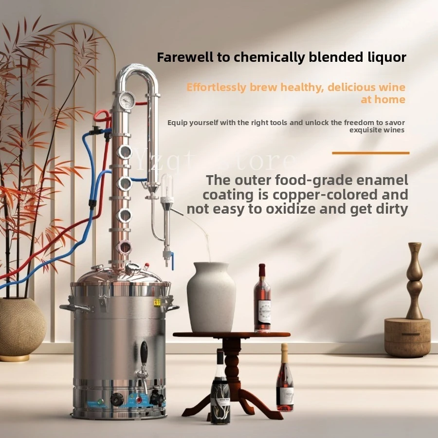 Gourd Distillation Pure Copper Brewing Machine Brewing Equipment Household Small Brewing Machine Distiller Stiller Baijiu